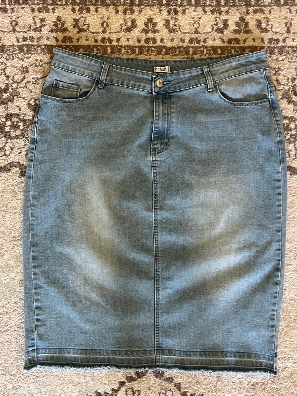Jade MacKenzie Modest Denim Skirt
